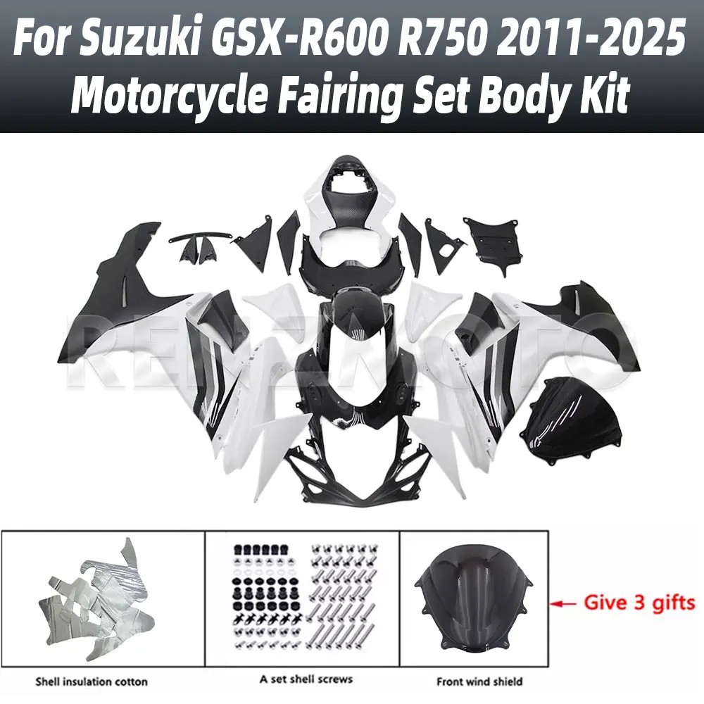 For Suzuki GSX-R600 R750 2011-2026 Motorcycle Set Fairing ABS Plastic Body Kit Shell Injection Bodywork In Stock GSX-R750