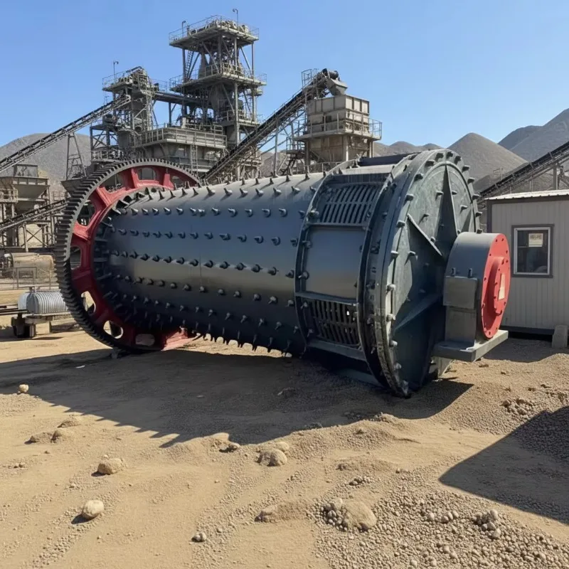 Large Overflow Ball Mill Continuous Feeding Mineral Grinder For Large Scale Gold Iron Ore Production Line Stable Running Custom
