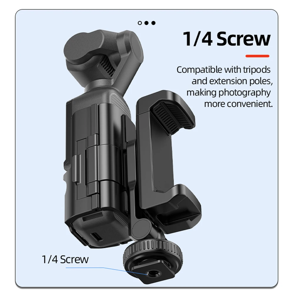 حامل توسيع الهاتف الخليوي المحمول لـ DJI OSMO POCKET 3 إطار حماية أفقي/عمودي للرماية #2