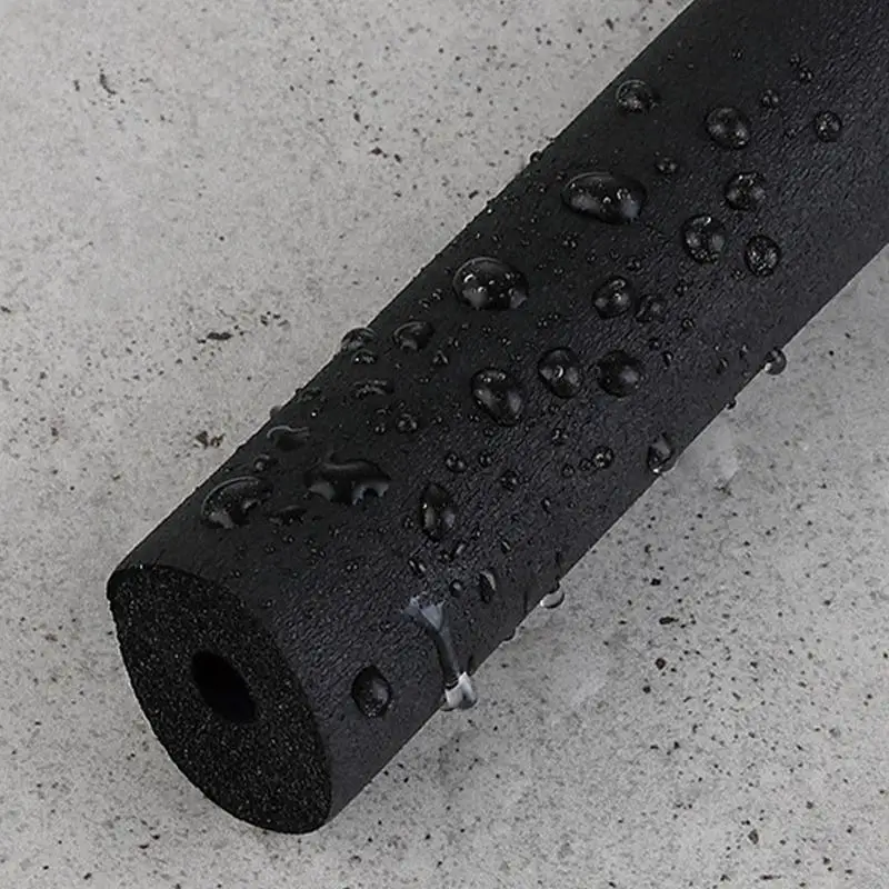 1pcs 1.8M Rubber Pipe Black Waterproof Pipeline Holder Pipe Thermal Insulation Foam Tubular Protective Sleeve Tube Protector