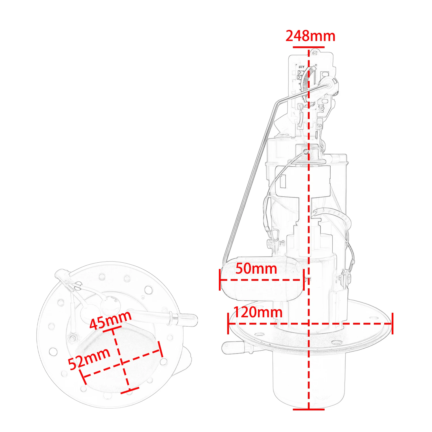 2005 2006 Fuel Pump Fuel Pump Assembly Fuel System Replacement For Suzuki GSXR1000 GSX-R1000 15100-41G00 UC-T30SU2