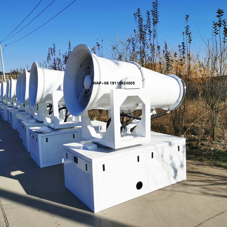 

Industrial Sprayer 120m Water Mist Fog Cannon Machine Dust Suppression Ground Landfill Hot Sale Stainless Steel Pump