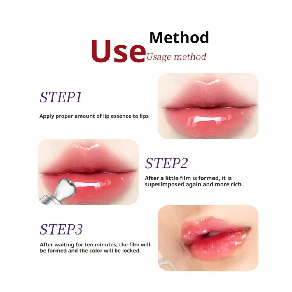 Novo batom hidratante com mudança de temperatura de cristal, estrela brilhante, gelatina brilhante, bálsamo labial de longa duração, óleo labial, maquiagem de cuidados