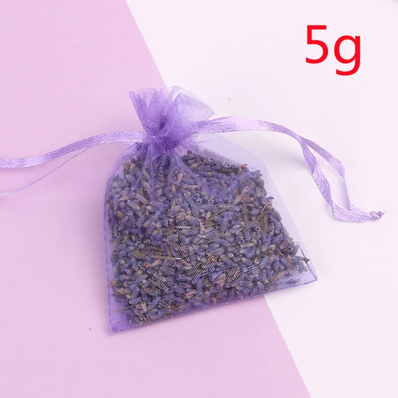 Vendita calda 5g bocciolo di lavanda naturale sacchetto di bustina di fiori secchi Car Room aria aromatica rinfrescare bustine di fragranza