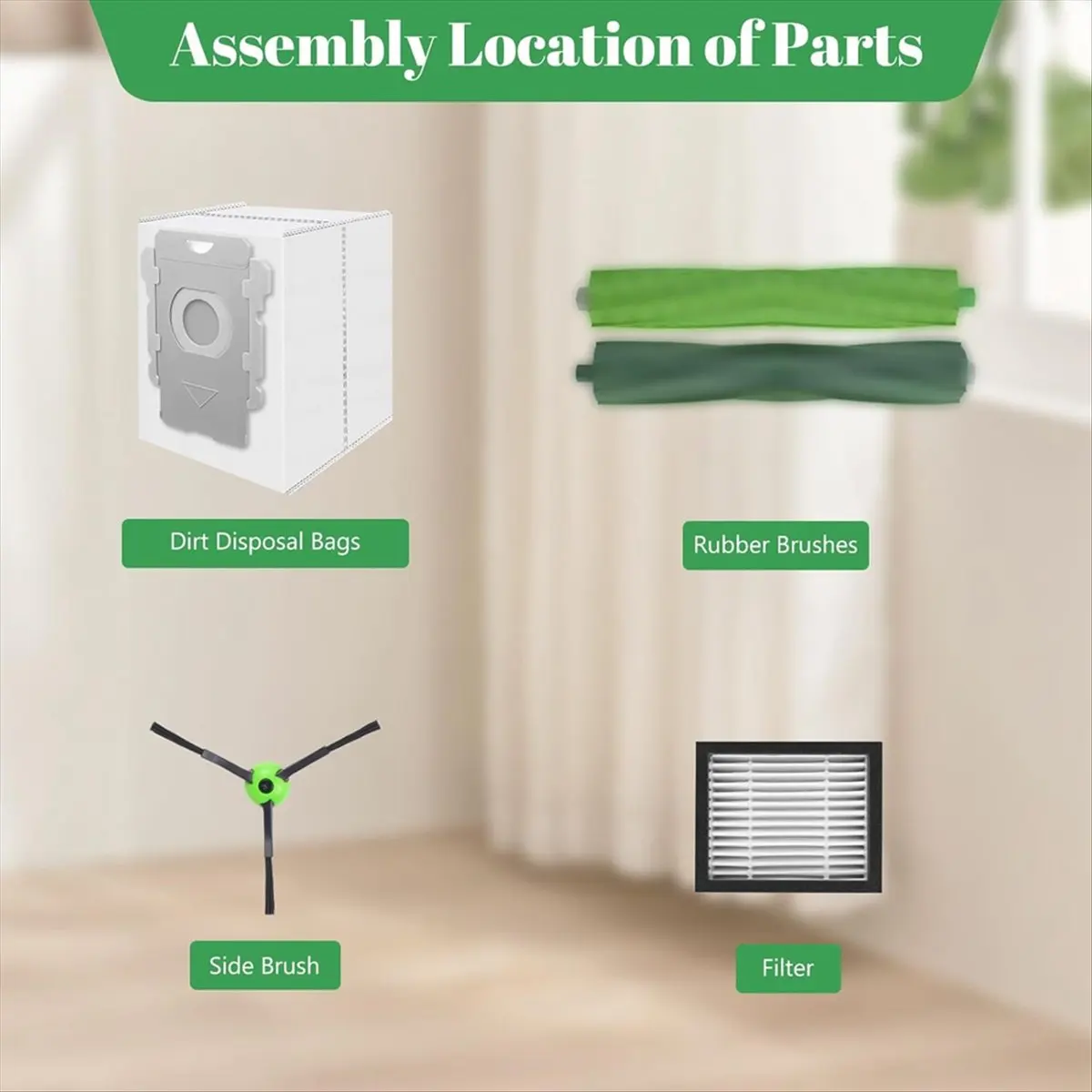 

Запасные части для роботов-пылесосов iRobot Roomba I2, I3, I3+, I4, I4+, I6, I6+, I7, I7+, I8, I8+/Plus, E5, E6, E7, аксессуары для роботов-пылесосов