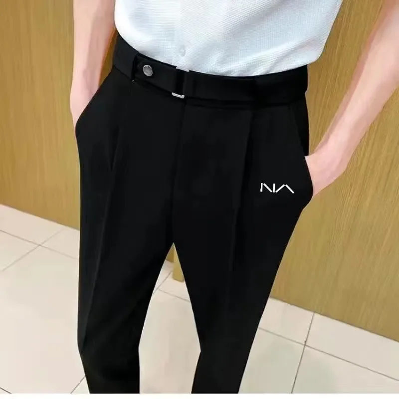 

squirt Luxury Brand Golf Pants Men's Golf Wear 2024 Autumn New Suit Pants Korean Golf Clothes Men Fashion Small Feet Ninth Pants