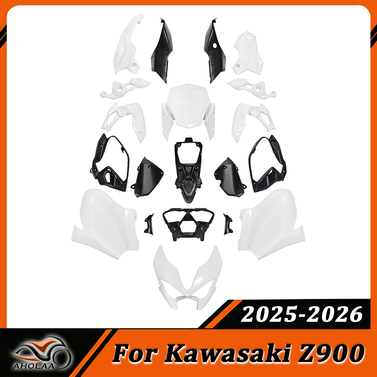 

Комплекты обтекателей для Kawasaki Z900 Z 900 2025-2026, литые панели кузова, неокрашенные, из АБС-пластика