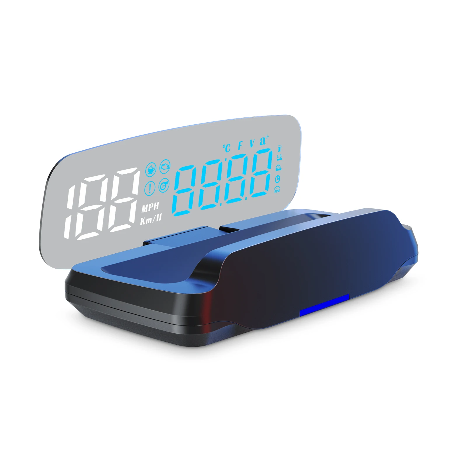 C7 Auto GPS Head Up Display Auto Electronics HUD Projector Display Digital Car Speedometer Accessories Compass KMH/MPH