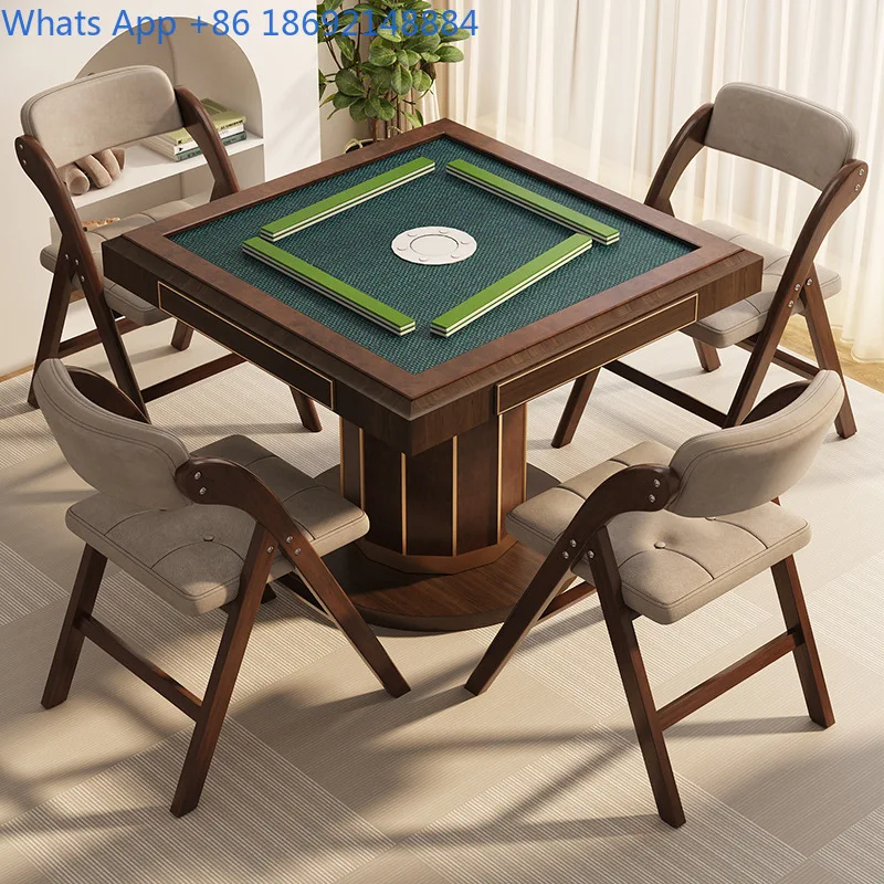 Solid Wood Folding Chair for Home Use Comfortable Backrest Dining and Office Chair