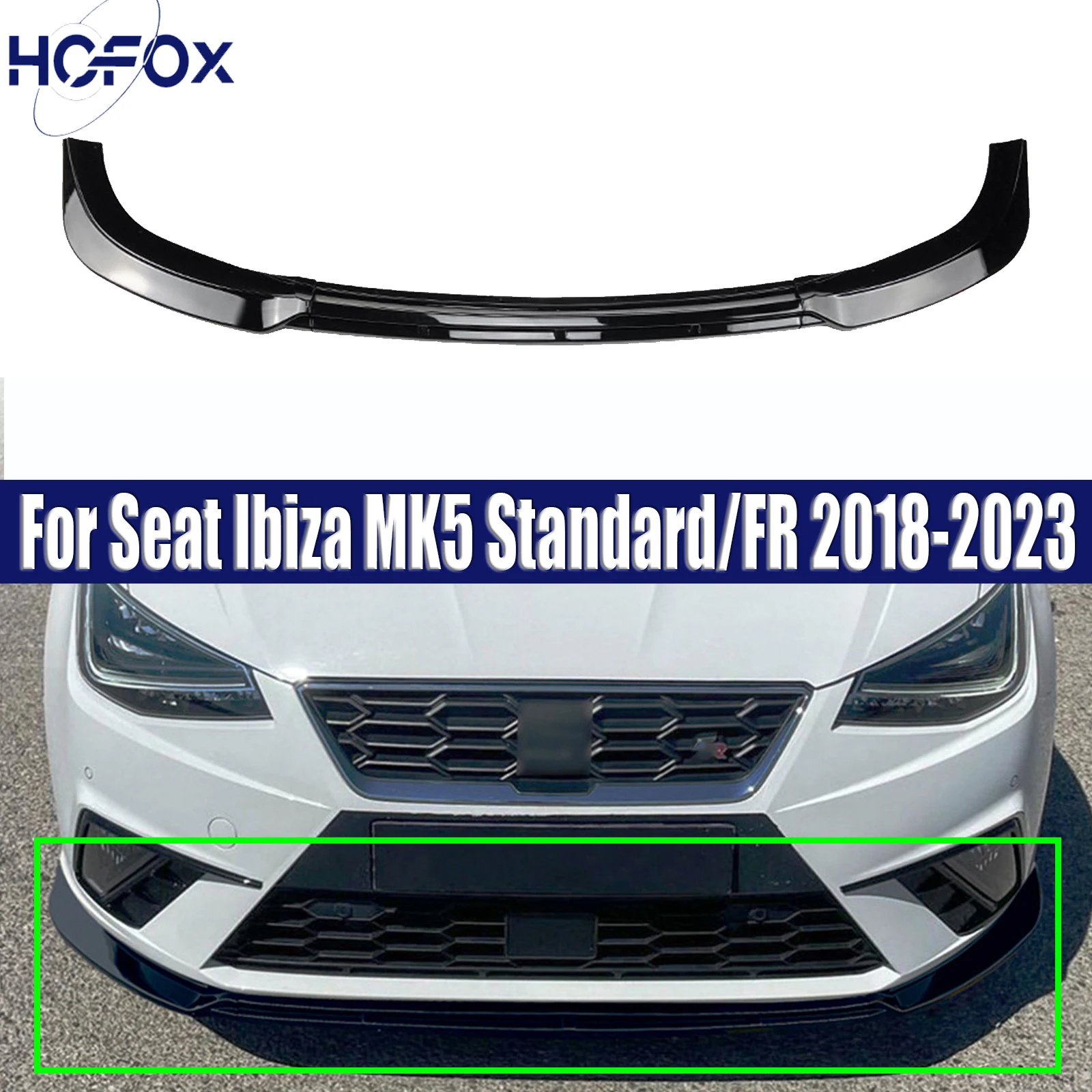 

Передний бампер, диффузор, сплиттер, спойлер, комплект кузова, тюнинг для Seat Ibiza MK5 Standard/FR 2018-2023