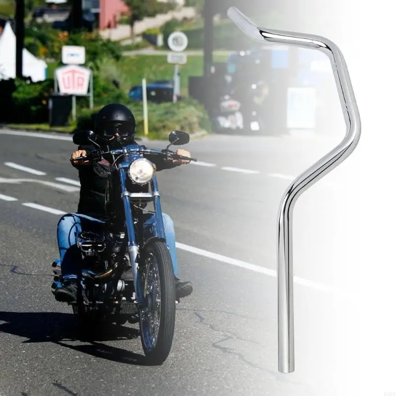 Motorcycle Handlebar 22 mm Swept Iron Replacement Bar, Single-Bar Repair Part for Street Use and Workshop H9EE