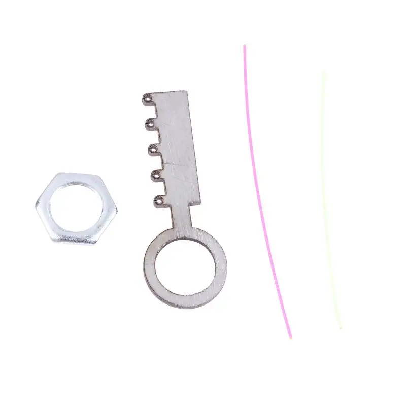 New Slingshot Laser Sight Slingshot Aim Laser Infrared Stainless Steel 6-link Mechanical Sight LED Light Fiber Optic Sight Point