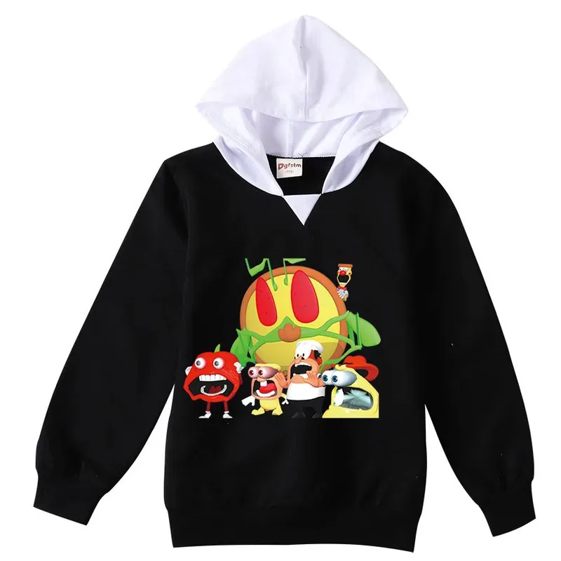 

zz04zz12Peppino Одежда для мальчиков и девочек Game Pizza Tower Толстовки с принтом Детская летняя футболка