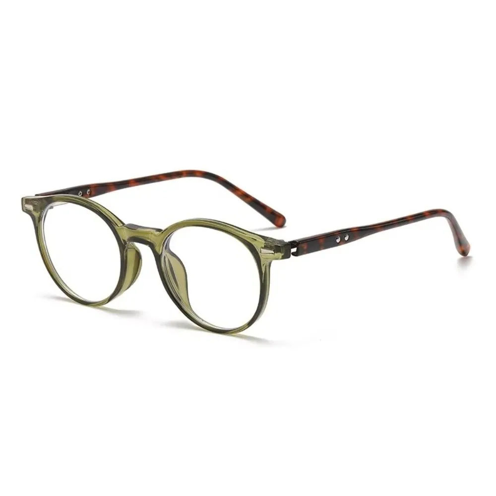 Retro Classic Women Anti Blue Light Eyewear Ultra Light Round Radiation Protection Eyewear Eye Protection Durable Glasses Frame