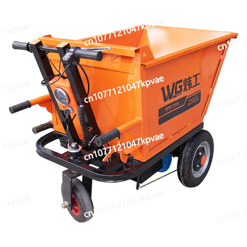 

Electric Handcart Handling Vehicle Divine Tool Construction Site Small Trolley Flat Truck