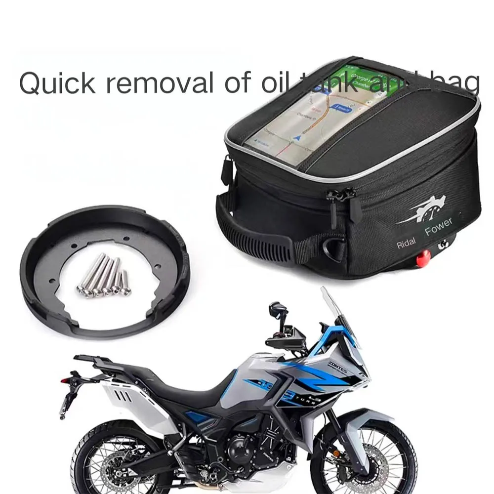 For ZONTES 703F 703 F Quick-release belt lock adapter ring motorcycle fuel tank package