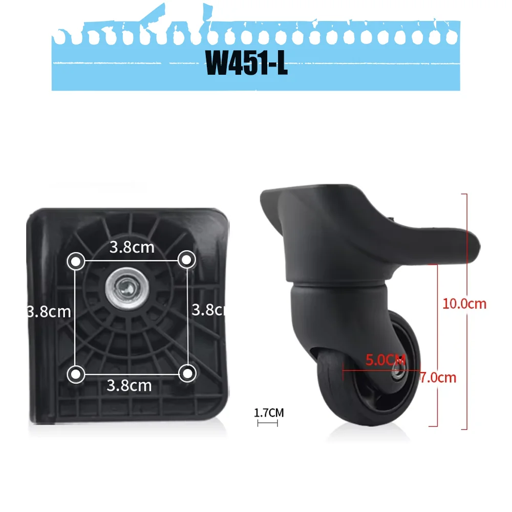 For American Tourister D043 Universal Luggage Wheel Repair Kit Replacement Spinner Caster Wheels For Suitcase Trolley Bag