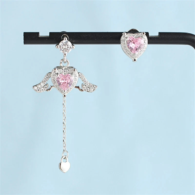 Exquisite Blätter-Kristallblumen-Ohrstecker für Damen, AAA-Zirkon, Rosen-Schmetterling-Quasten-Ohrringe, Brautschmuck für Hochzeit und Party – Detail 13