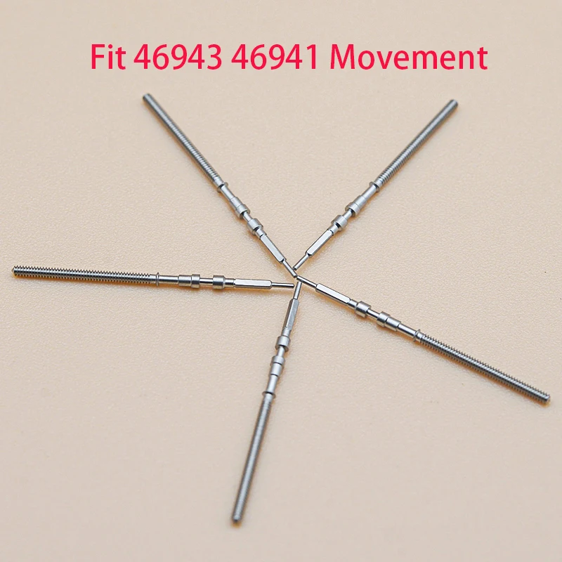 2/5 Pcs 46941 46943 Original Movement Winding Stem Fits Oriental Double Lion 46943 Watch Movement Assemble Repair Stems