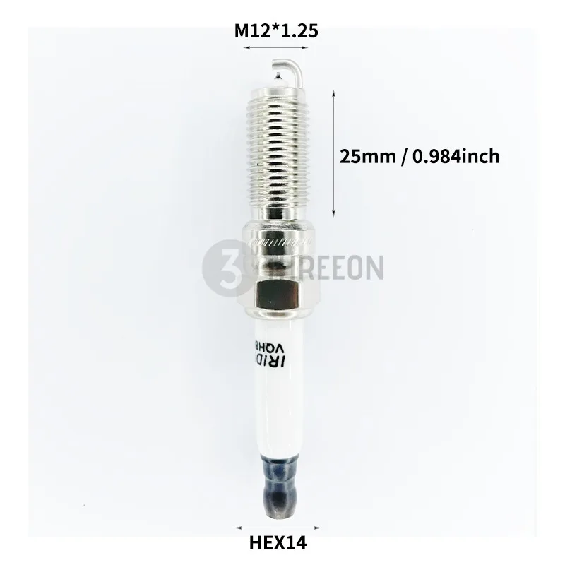 3/4/6pcs THREEON Iridium Spark Plug For CHEVROLET Cruze Trax 1.4 Flex LE2 Equinox Malibu 1.5 Montana Tracker Trailblazer 1.2