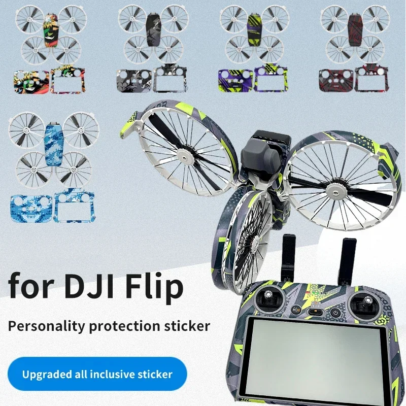 

Full Cover Skins for DJI Flip Sticker RC2 Decal Water proof Anti-Scratch Protection Decal For DJI Flip Accessories