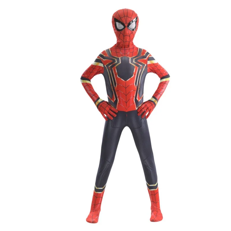 Spider Man Stretto Little Black Spider Miles Tuta da bambino straordinario costume cosplay di Halloween