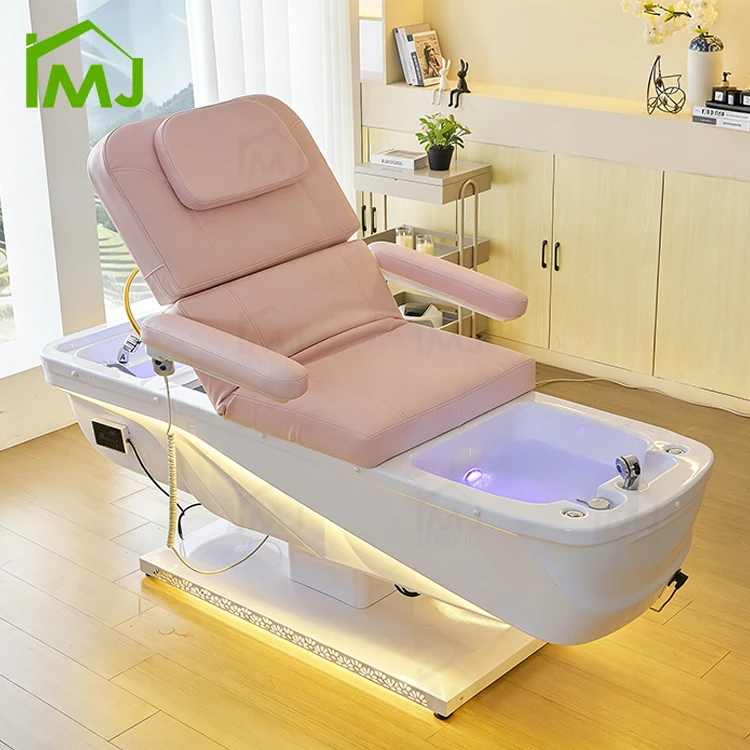Luxury Salon Shampoo Backrest Lift Lash Bed Pedicure Foot Bath Korean Head Spa Beds