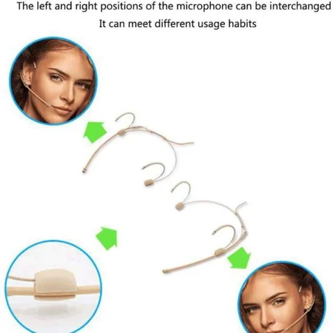 XIAOKOA 2.4G trådlöst mikrofonsystem trådlöst mikrofonheadset och handhållen 2 i 1 50m räckvidd för röstförstärkare 10 best sales trådlös headsetmikrofon - №5