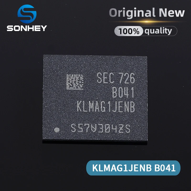 (5-10piece) 100% New Original KLMAG1JENB-B041 KLMAG1JENB B041 BGA EMMC Memory IC chip