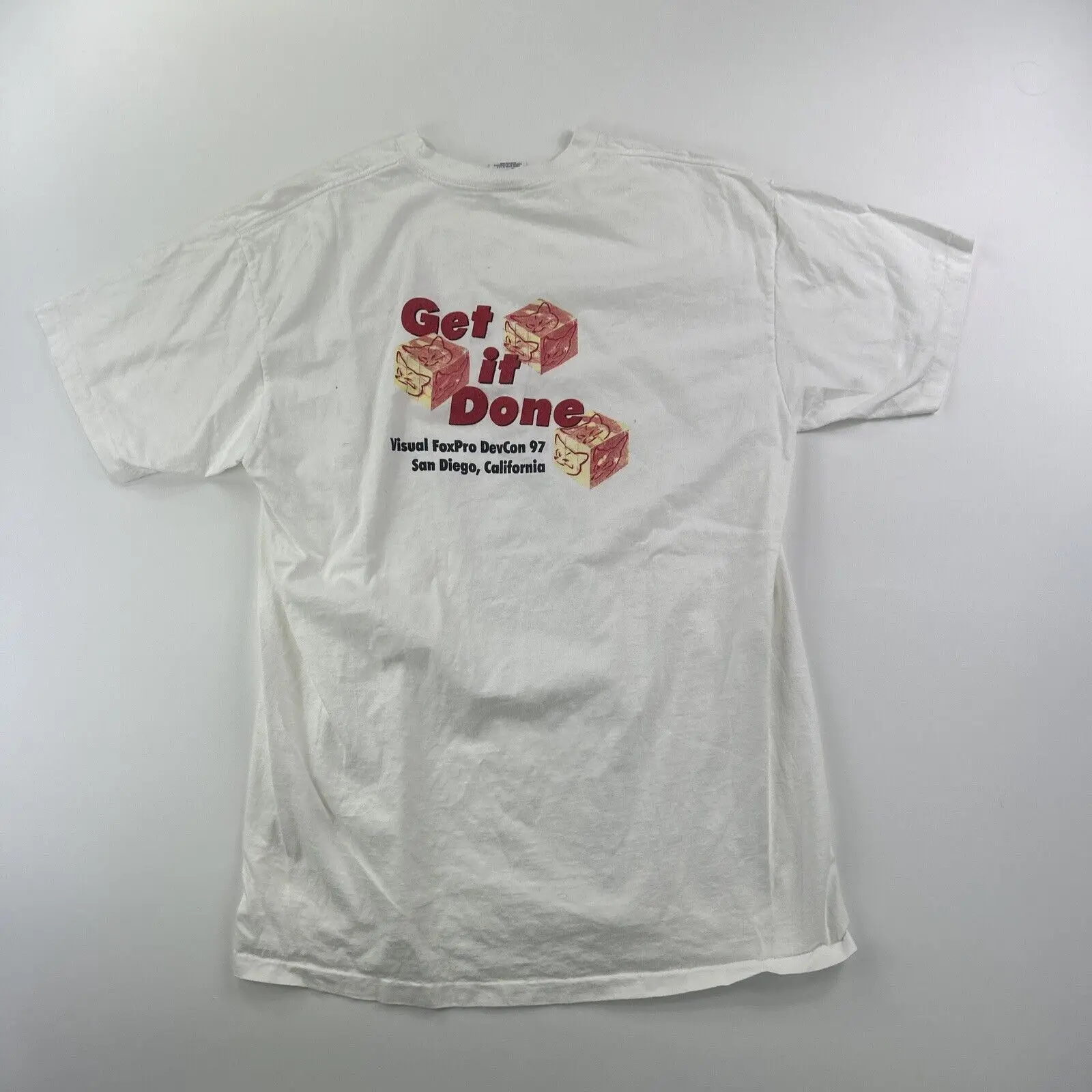 

Vintage 1997 Dev Con T Shirt Size Xl Visual Fox Pro