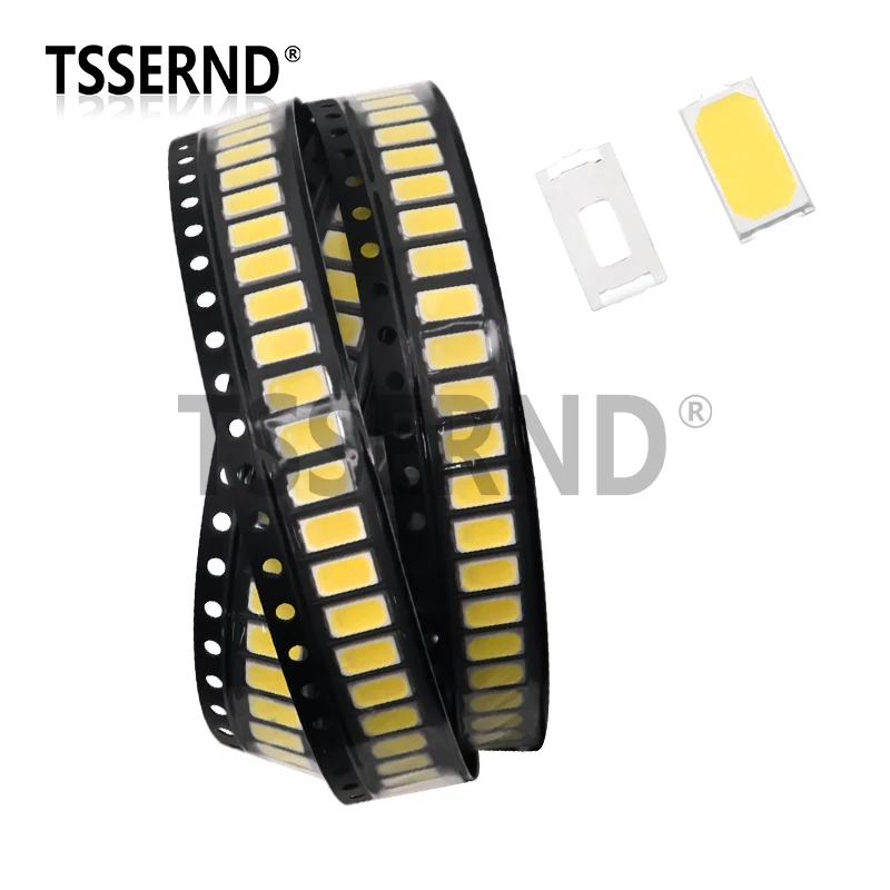 100pcs 5630/5730-CW/WW 0.5W 150Ma 50-55lm White 6500K Warm 3000K Light SMD 5730 5630 LED Chip Lamp Beads Diode