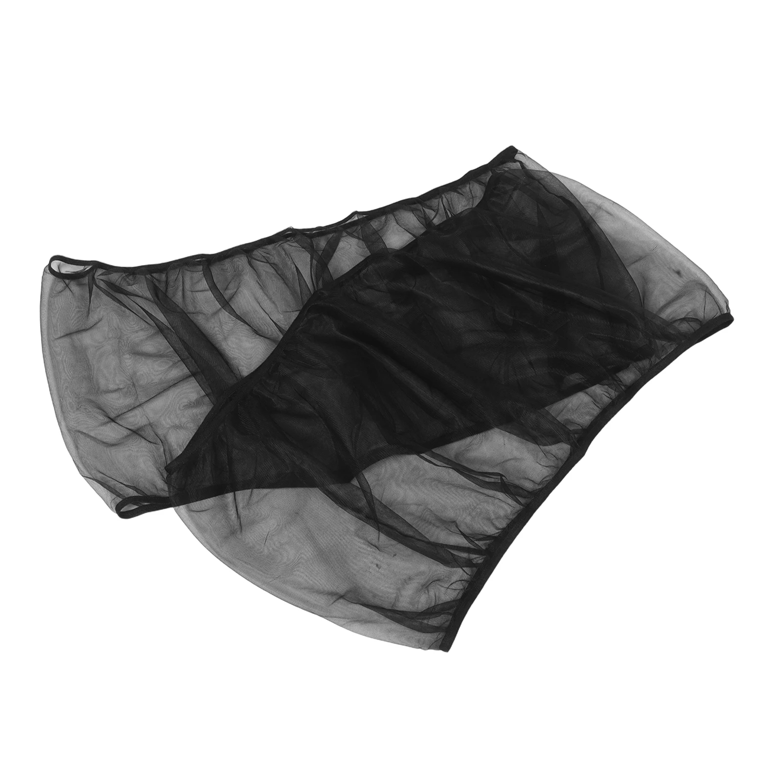 

2Pcs Bird Cage Protective Cover Breathable Mesh Dust Guard Universal Reusable Cage Skirt Splash Guard for Parrots Cockatiels