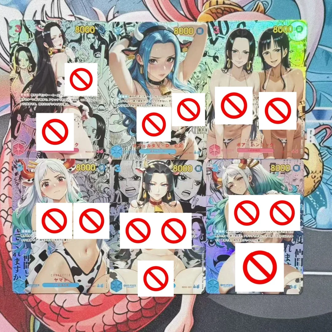 9 نماذج لتقوم بها بنفسك قطعة واحدة بيكيني للشاطئ سلسلة روبن بوا هانكوك ذاتية الصنع تنقش جمع بطاقة نامي لعبة بطاقة القراءة لعبة هدية