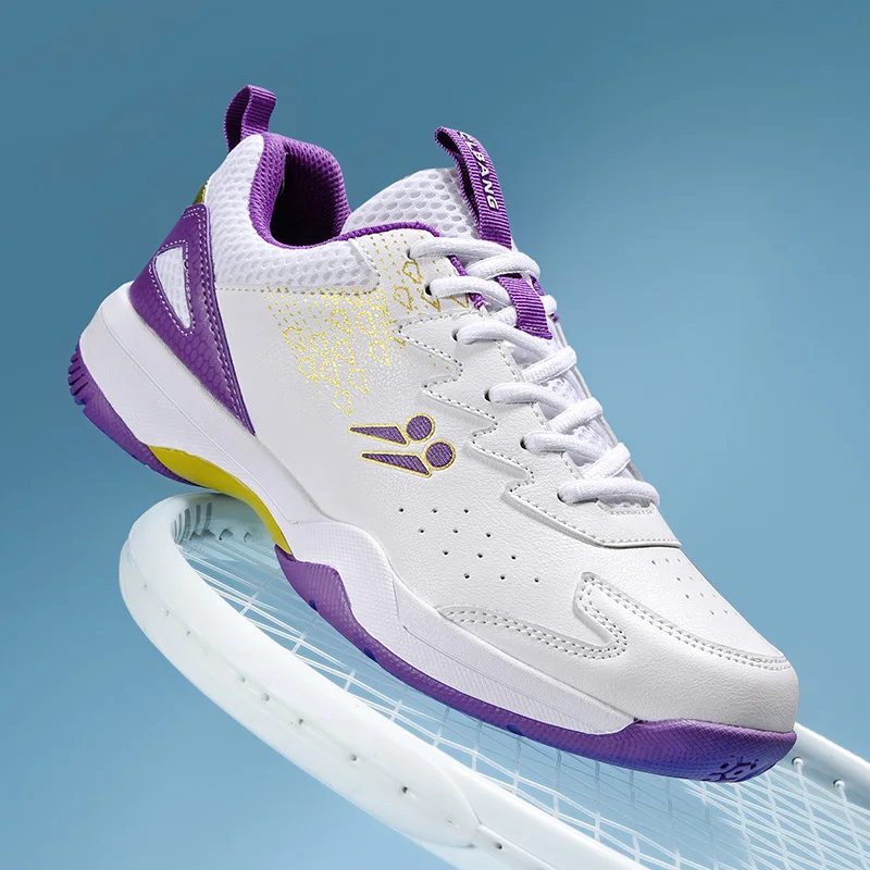 Anti-Slip Badminton Shoes for Men and Women Leather Sneakers Table Tennis Shoes Volleyball Sports Athletic Trainers