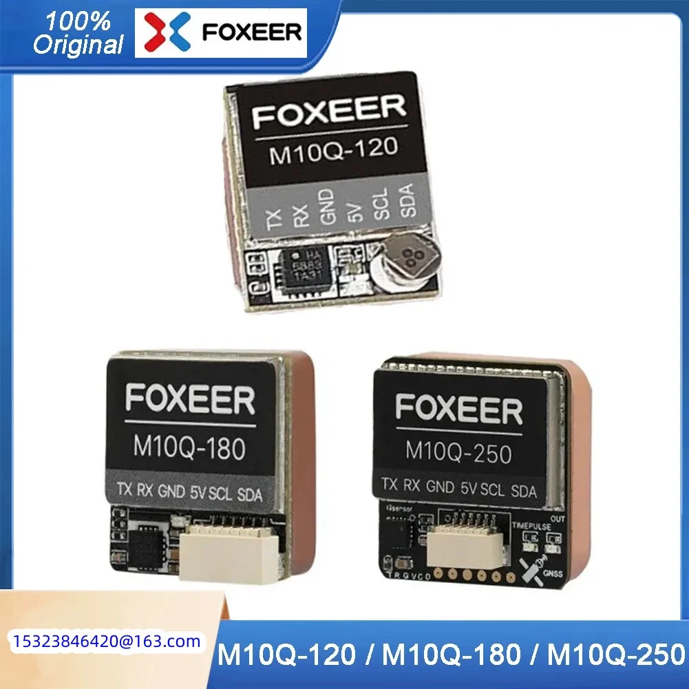Foxeer M10Q-120 / M10Q-180 / M10Q-250 M10 Dual Protocol GPS Built-in QMC5883 Compass Ceramic Antenna for RC Airplane FPV Drone
