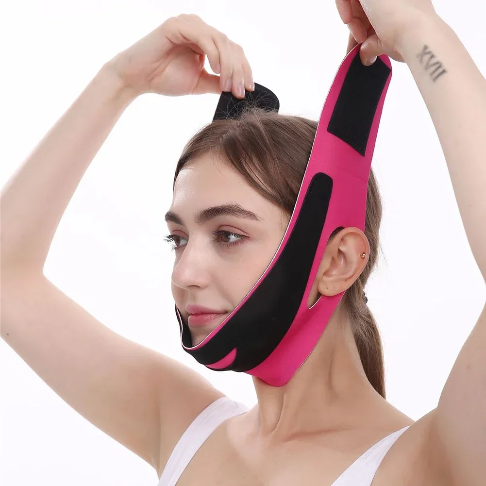 Masque amincissant pour femmes, ceinture anti-déformable, outil de beauté du visage