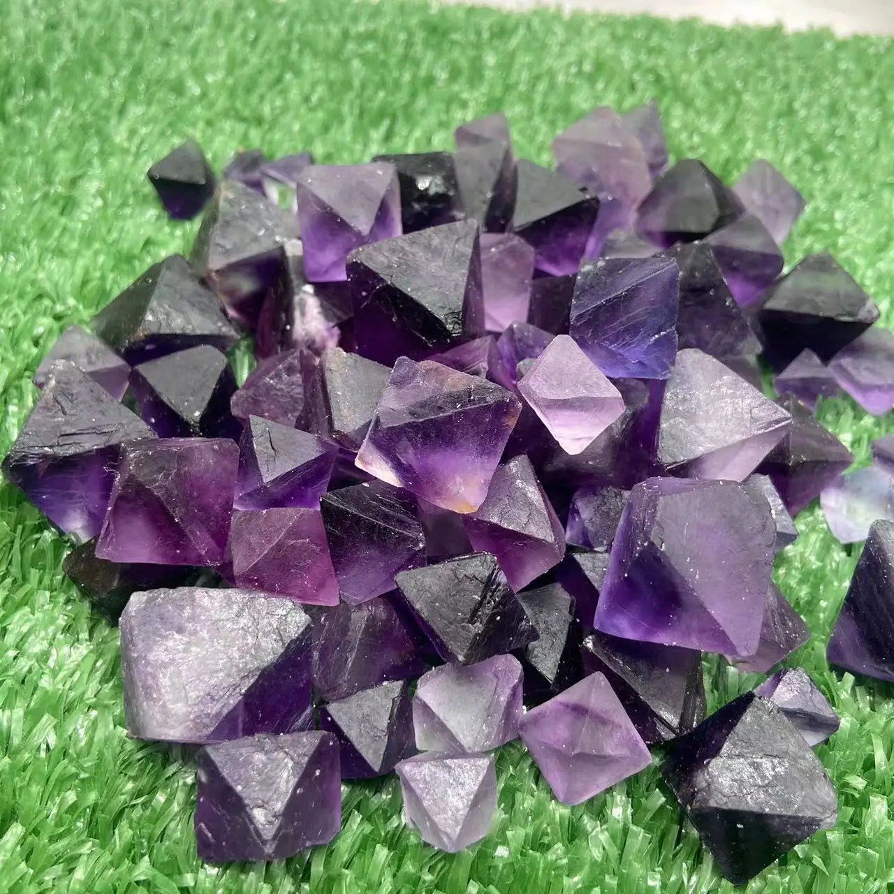 

500g High quality natural crystal purple fluorite coarse octahedral protocrystalline ore mineral collection healing gem specimen