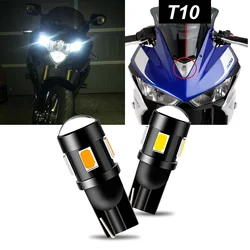 2Pc W5W Led Motorfiets Positie Parking Licht Voor Yamaha Yzf R3 Led Koplamp Pilot Park Lichten T10 2014 2015 2016 2017 2018