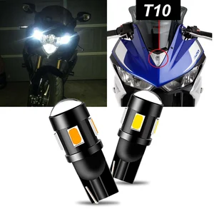 Parkenlicht von Motorradpositionen, LED für Yamaha YZF R3, Park Lights Pilot, T10, 2014, 2015, 2016, 2017, 2018, 2 PCs, W5W 8 Hauptverkauf Leuchtturm Yamaha R3 - №1
