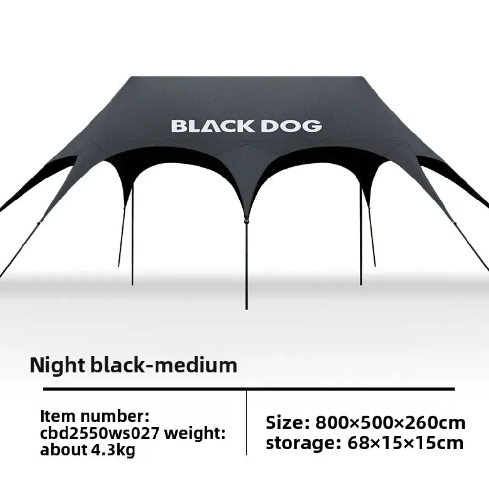 بلاك دوج التخييم التخييم المظلة للطي المحمولة المشي لمسافات طويلة الأسرة لم شمل التخييم في الهواء الطلق المظلة خيمة تعتيم الفينيل وصلة سريعة