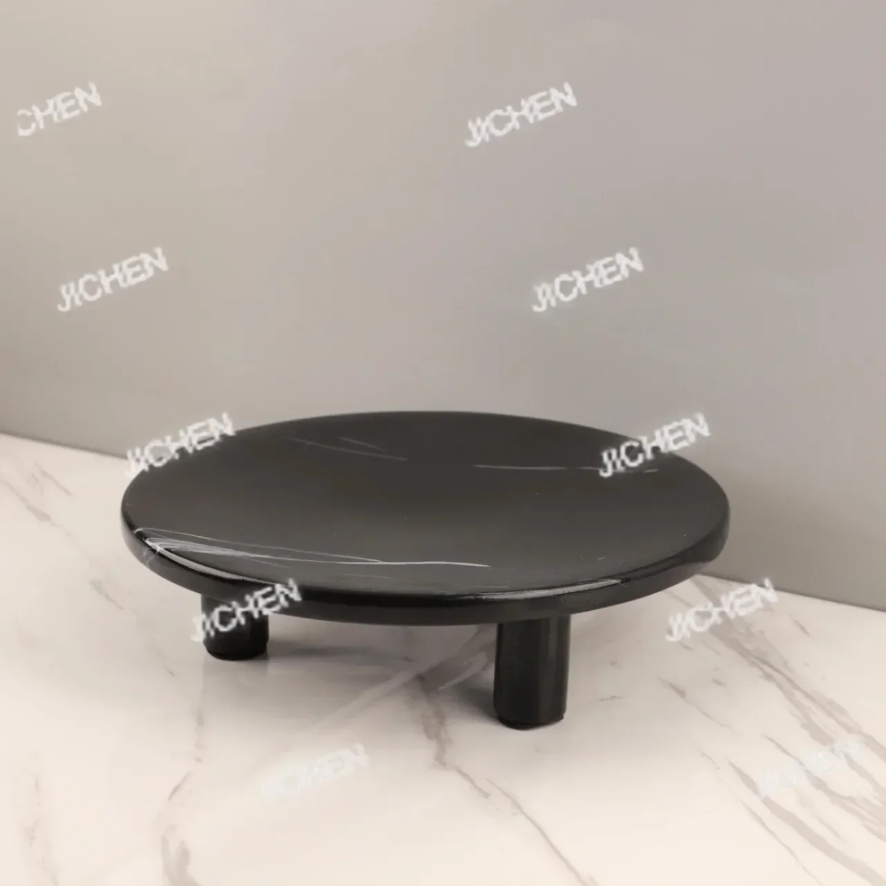 

HOT Nordic Creative Imitation Marble Resin Tripod Fruit Tray Tray Living Room Coffee Table Restaurant Sales Office Home Decorati