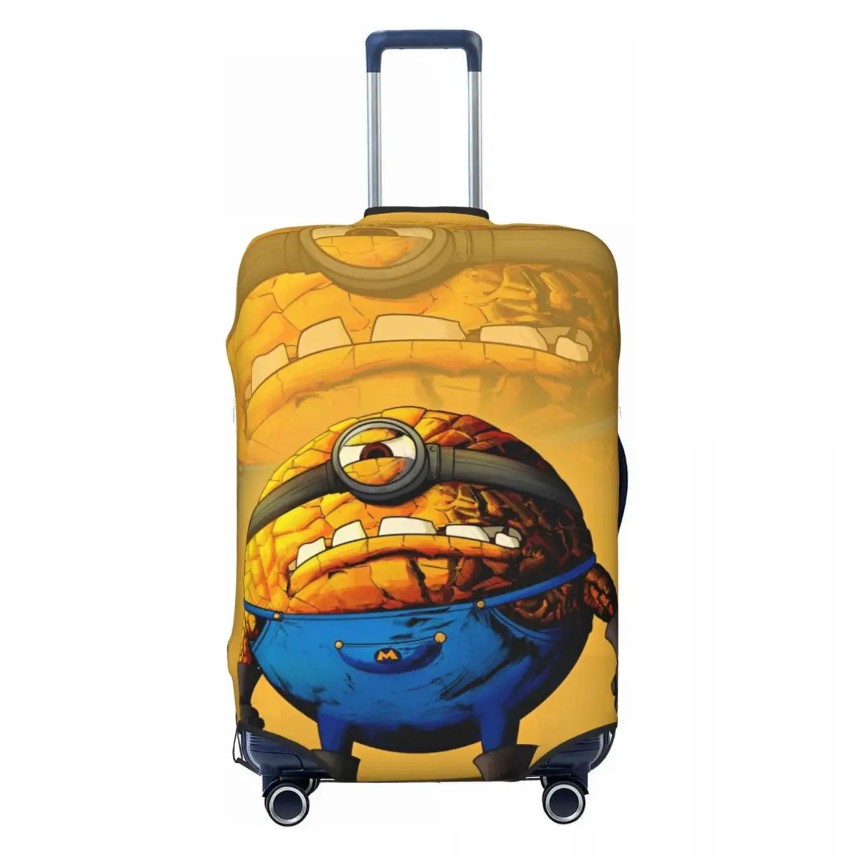 Minions The Rise Of Gru Suitcase Cover Practical Travel Protector Luggage Accesories Flight