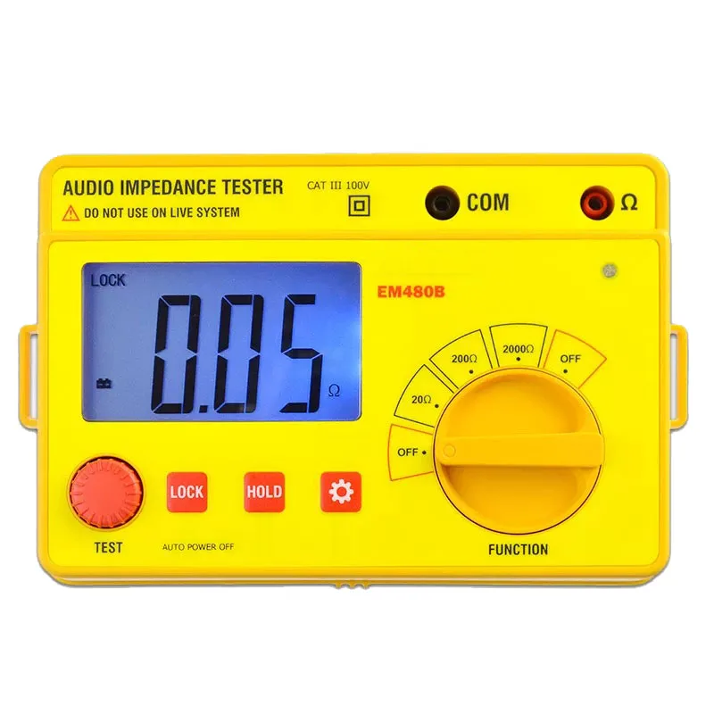 ligent Electronic Digital o Impedance Tester EM 480 B Digital Precision ian Measurement Instrument