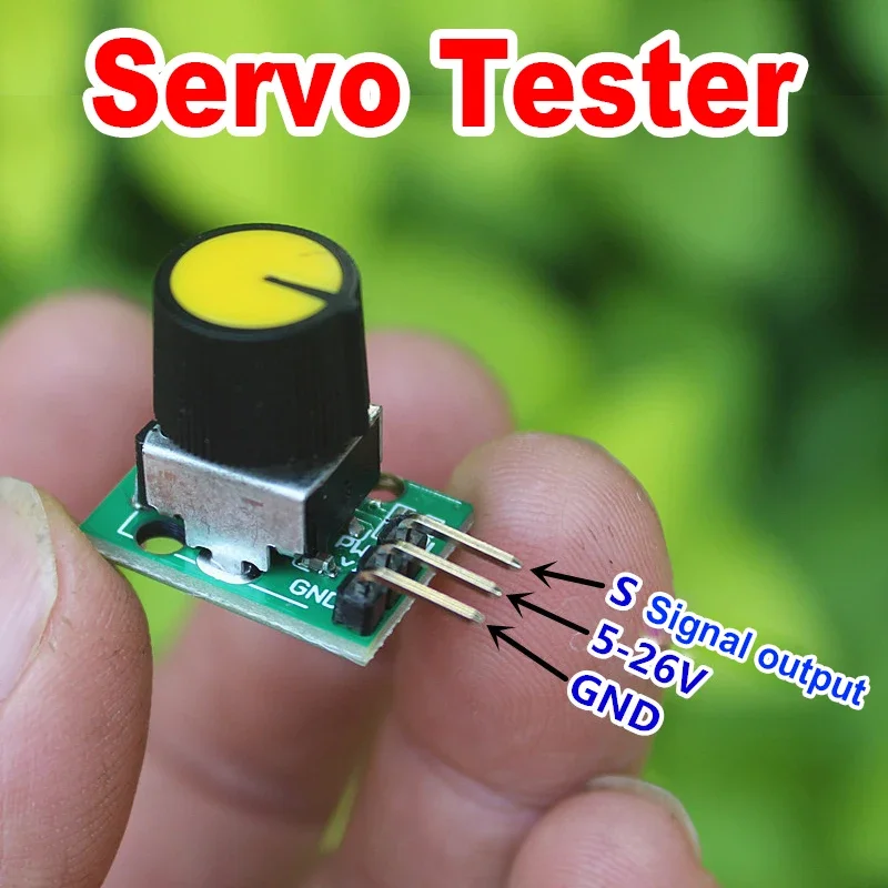 1PC Mini DC 5V-26V 2S-6S Simple Servo ESC Tester Motor DIY Steering Gear Speed Controller Testing Module Booster Module