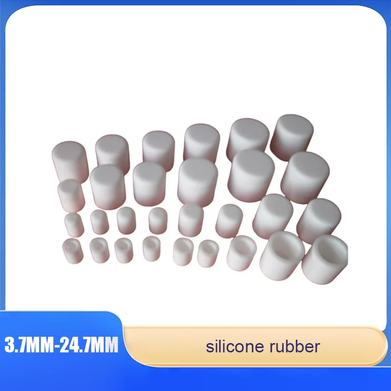 

2.8 mm to 24.7 mm Silicone Rubber Covers, Silicone Rubber Dust Caps Round Tube Outer Sleeve Anti-Slip Pads