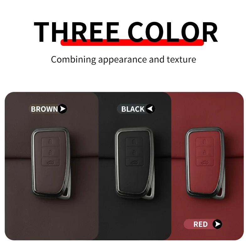 Zinc Alloy Car Key Case Cover for Lexus NX IS RX ES GX LX LS UX GS 200 260 300 350 NX200 NX300 RX350 ES300 Keychain Accessories