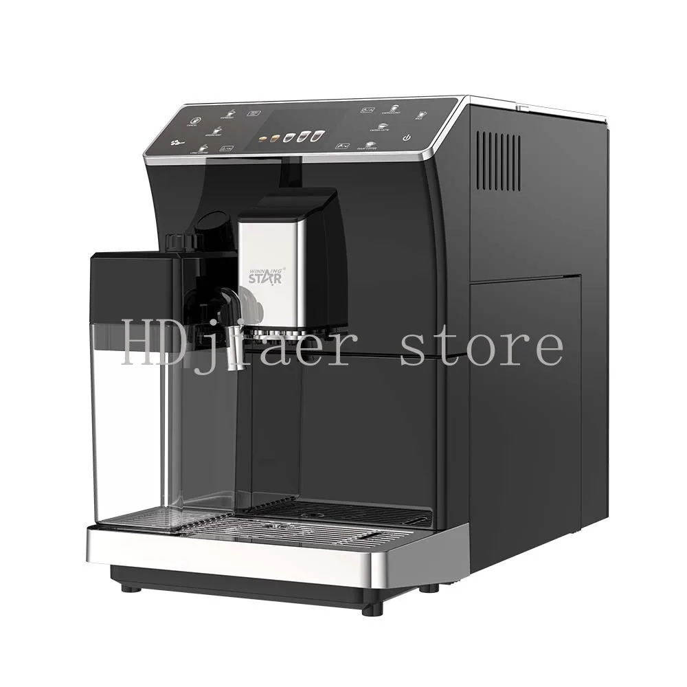 

LCD screen grinding bean steam milk foam pressure automatic coffee machine