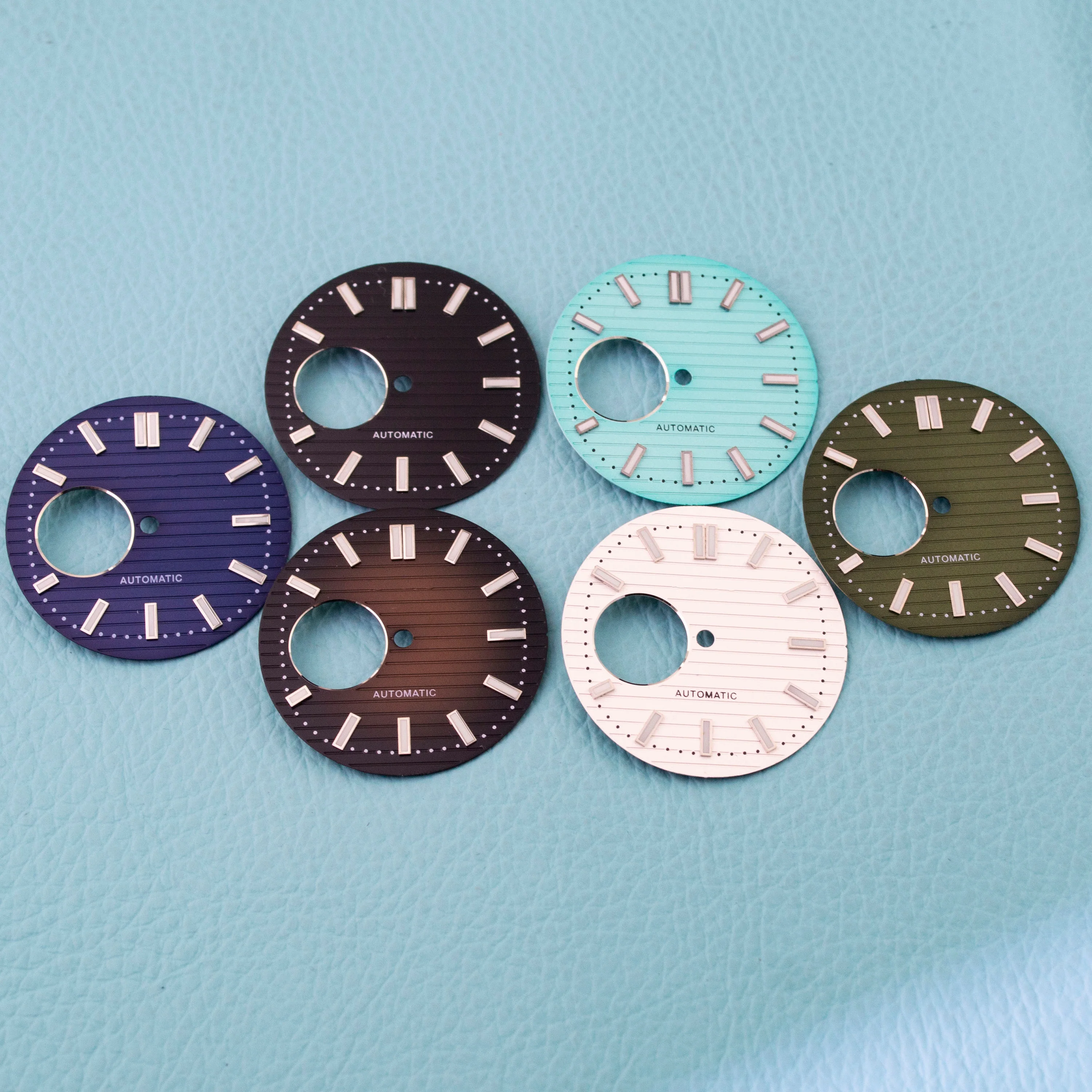 

NH38 Watch Dial Green Luminous 30.5mm Dial for NH38 movement Nautilus Watch Dial Watch Parts
