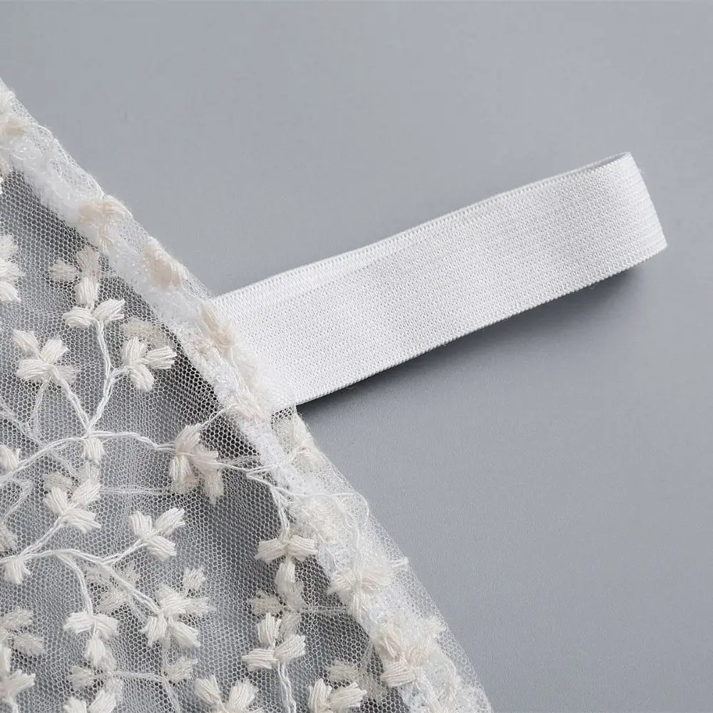 لطيف البتلة وهمية طوق أسود الدانتيل كاذبة بلوزة انفصال التلبيب الملابس والاكسسوارات النساء