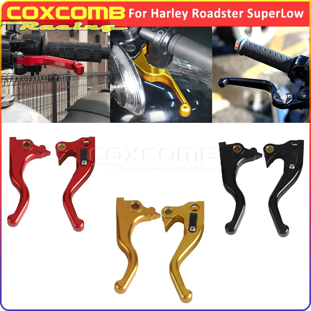 Hand Brake Clutch Lever Motorcycle Front Handlebar Levers For Harley Sportster Roadster XL883R XL1200CX SuperLow XL1200T XL883L